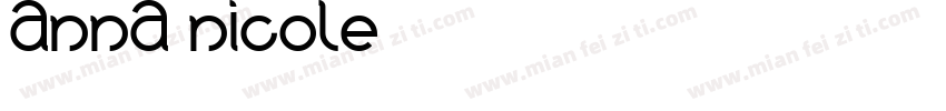 Anna Nicole字体转换